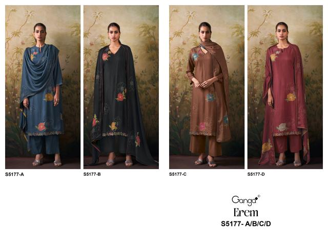 Ganga erem 5177 dress materials wholesale online